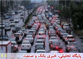 ترافیک پرحجم در محور قم- تهران