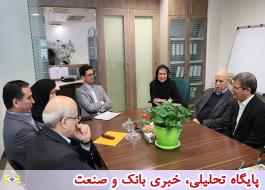 بازدید مدیرعامل بانک کارآفرین از واحدهای ستادی ساختمان صاحبقرانیه در تهران