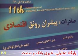 یازدهمین همایش سراسری صادرکنندگان فرآورده های نفت ،گاز و پترو شیمی ایران