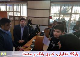 بازدید مهندس نعمتی از روند ارایه خدمات کارت هوشمند ملی در منطقه پستی شمال غرب تهران
