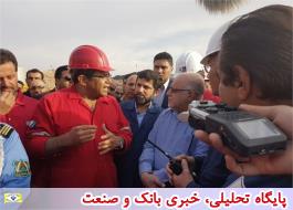 وزیر نفت از تلاش فداکارانه مهارگران چاه 147 رگ سفید قدردانی کرد