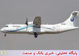 بیمه ایران بیمه گر هواپیمای ATR آسمان