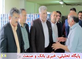 مدیر کل تامین اجتماعی استان خوزستان از کارخانه تولید مواد غذایی برکه بازدیدکرد
