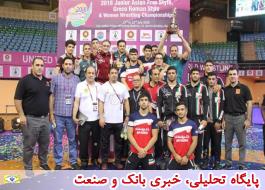 تبریک بانک‌پاسارگاد به‌مناسبت قهرمانی تیم ملی کشتی آزاد جوانان ایران در رقابت های آسیایی هند