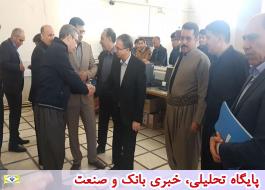 بازدید عضو هیات مدیره بانک ملی ایران از چند شعبه در کرمانشاه