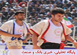حمایت بانک ملی ایران از مسابقات کشوری کشتی با چوخه اسفراین