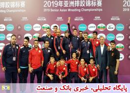 تبریک بانک‌پاسارگاد به‌مناسبت قهرمانی مقتدرانه تیم ملی کشتی آزاد ایران در بازی های قهرمانی آسیا-چین