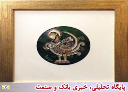 ساخت لوح مینای نقاشی گل‌ومرغ به‌سبک قاجار
