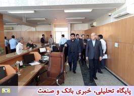 بازدید مدیرعامل بانک کشاورزی از شعبه مرزی قصرشیرین و شعبه دالاهو در استان کرمانشاه