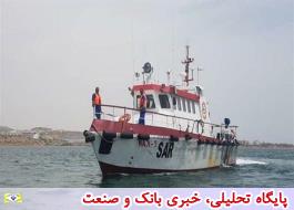 نجات جان دو سرنشین قایق صیادی گرفتار در طوفان چابهار
