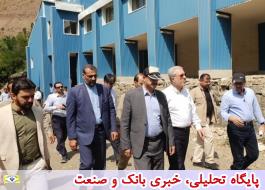رئیس سازمان میراث‌فرهنگی از مجمتمع گردشگری لاله در الموت بازدید کرد