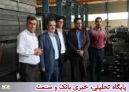 بازدید مدیراستانی بانک ایران زمین از کارخانه پروفیل فولاد آپادانا