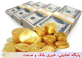 تغییر روند نرخ ارز و افزایش جزئی نرخ سکه و طلا در بازار