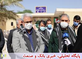 افتتاح مدرسه 3 کلاسه در روستای شریعه سیدعبود شهرستان خرمشهر