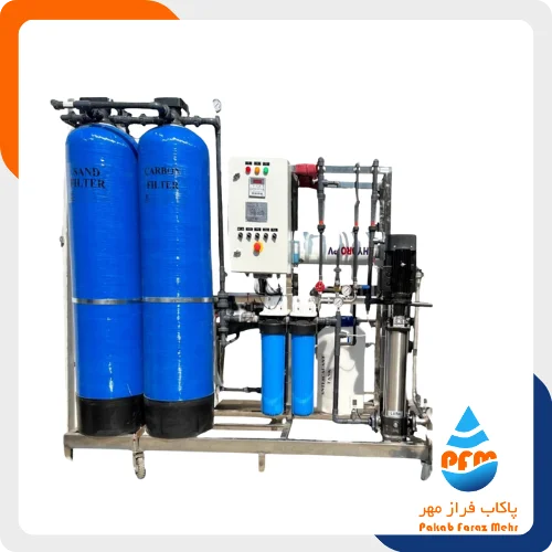 دستگاه تصفیه آب صنعتی 100 مترمکعب